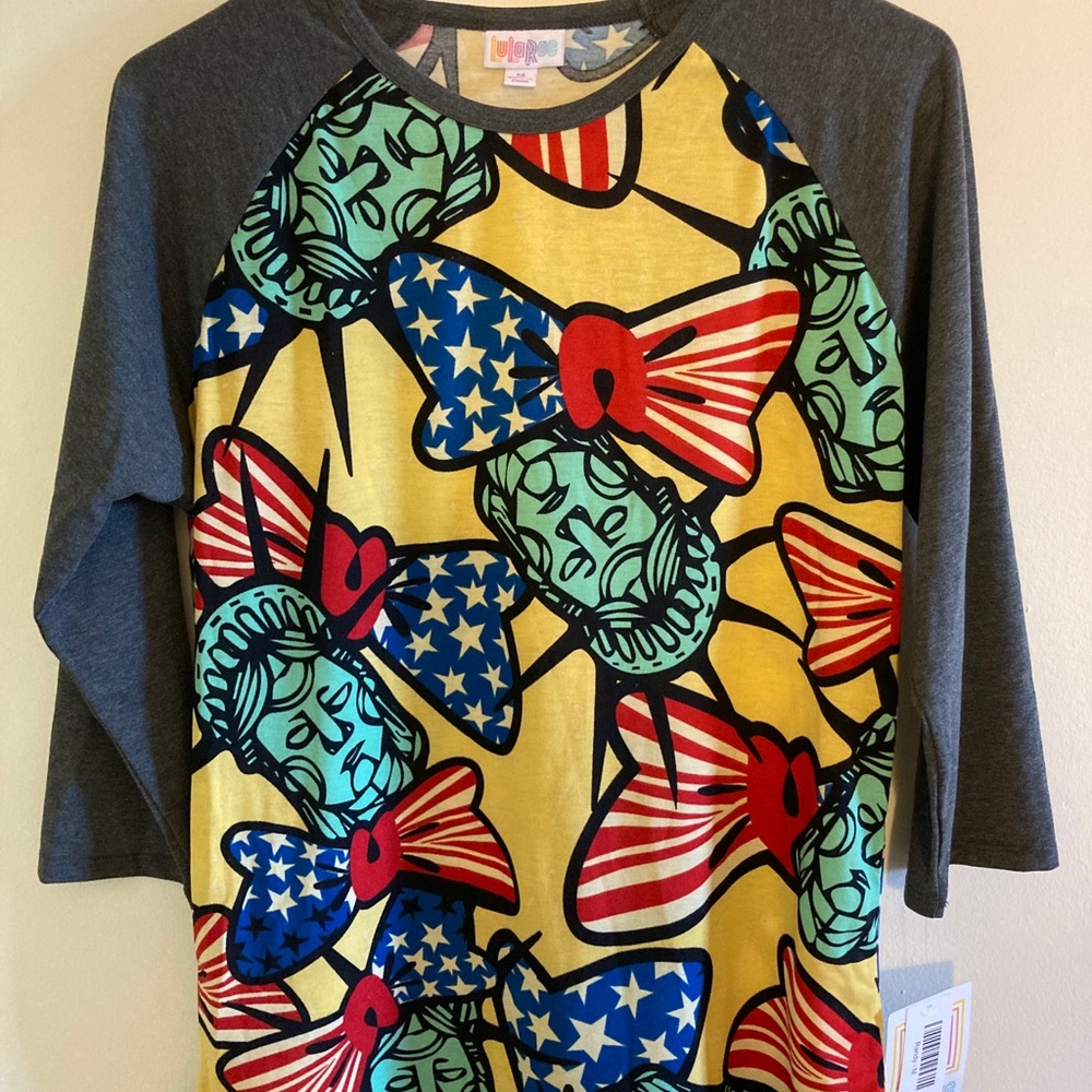 LuLaRue NWT Statue of Liberty Shirt S Med